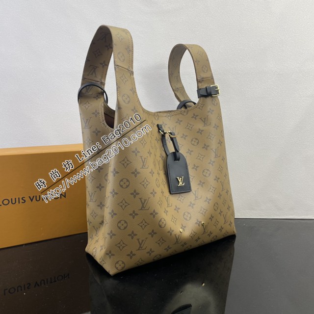 LV路易威登2023专柜新款M46817 LV老花Atlantis大号手袋 ydh5402